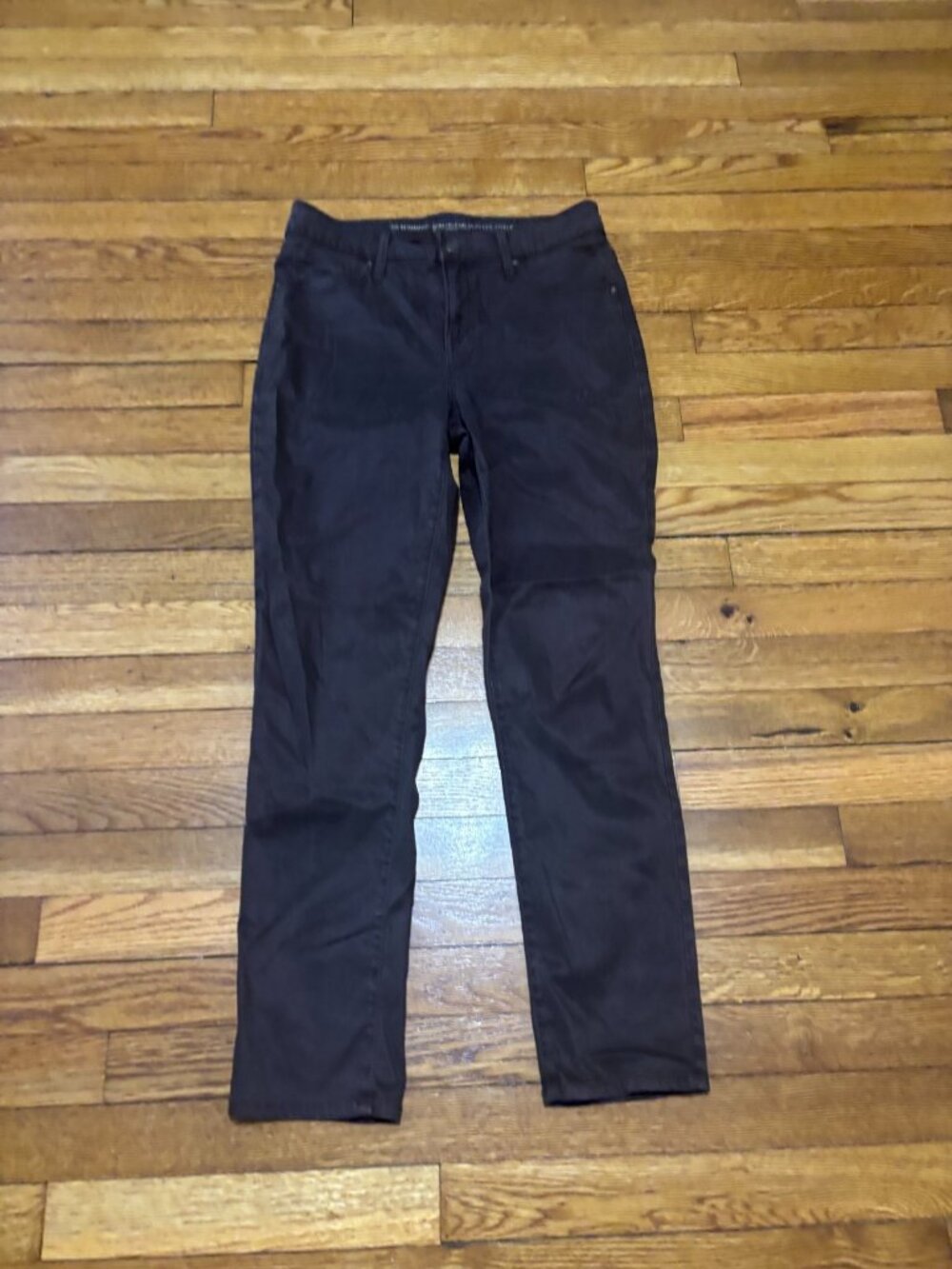 Chico's So Slimming Girlfriend Slim Leg Ankle Pants Brown Women's Size 0 (US 4)